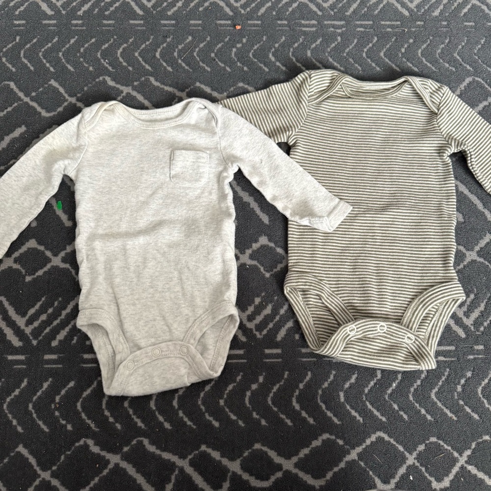 SOLD Baby boy onesie set